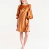 S'edge Apparel Blouses-S'Edge Apparel Colette Dress Copper