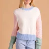 S'edge Apparel Sweaters-S'Edge Apparel Piper Sweater Colorblock