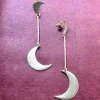 Sheila Fajl Jewelry- Manduka Earrings Silver