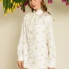 Sister Jane Blouses- Ditsy Pick Shirt - Pearled Ivory