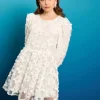 Sister Jane Mini- Periwinkle Organza Mini Dress