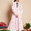 Sister Jane Midi- Punnet Embroidered Midi Dress