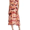 Steve Madden Midi- Allegra Dress In Rosewater