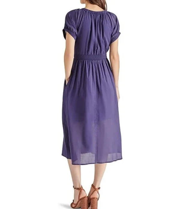 Steve Madden Midi- Tahlia Dress Vintage Blue