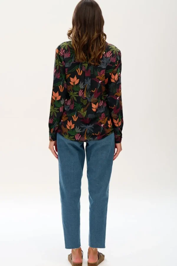 Sugarhill Brighton Blouses- Joy Shirt Jungle Life